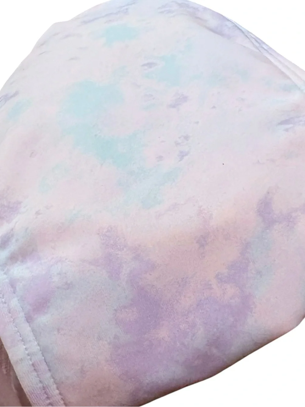 Xhilaration Junior’s White Blue and Purple Swim Bralette Tie Dye Size 8-10 NEW